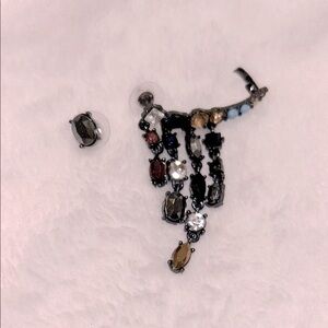 🩵3/$20🩵 Asymmetrical Elegant Multicolor Dangle Earrings